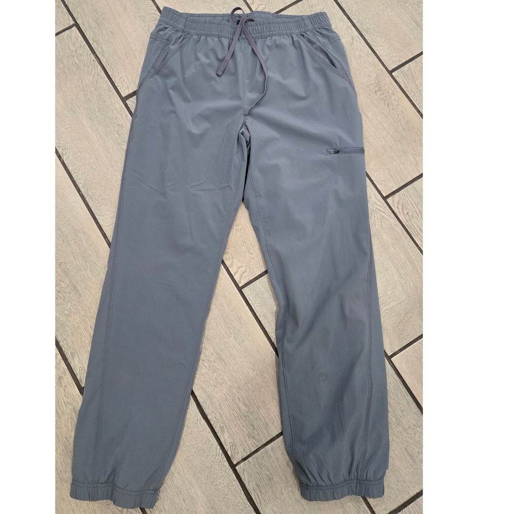 Eddie Bauer Womens Fleece Lined Joggers Gray Hiking Pants Size 10